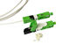 ESC250D SC APC Alan Hızlı Montaj Mekanik Konnektör FTTH Drop Kablo 2*3mm Yeşil