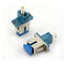 Half Metal LC - SC Fiber Optic Adapter , Low Insertion Loss Male To Female Adapter