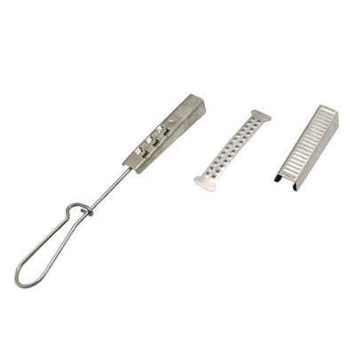 201 Stainless Steel Drop Wire Clamp Cable Installation Kits With Open Hook