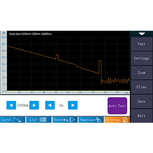 Fiber Tool Kits OTDR Fiber Optic Tester 1310/1550nm 26/24dB Test Alanı 500m-100Km 3