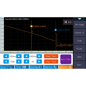 Fiber Tool Kits OTDR Fiber Optic Tester 1310/1550nm 26/24dB Test Alanı 500m-100Km 4