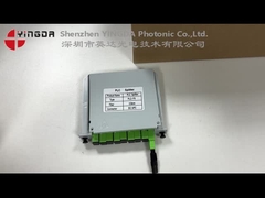 1x8 ISO Fiber Optic PLC Splitter Cassette SC APC Bağlantısı ile Yüklendi