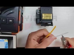 Tek fiber, kurdele fiber, drop cable, patch cord için fiber optik fusion splicer