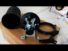 48 çekirdekler ısı küçültücü kubbe fiber optic splice kapama 1 oval 3port arial kutup duvar montajı