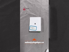 FTB86L SC LC Kapalı İçerideki Beyaz ABS Malzemesi Splice Kaseti için Fiber Optic Duvar Çıkışı