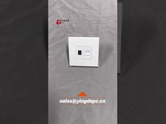 SC ve RJ45 modülü olan Fiber Optic Duvar Montaj Soketi CAT5E