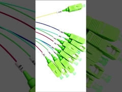 1x3 Fiber Optik PLC Bölücü Tekli Mod G657A SC APC Konektörü 1260 - 1650 Nm