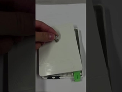 2 Core SC Fiber Optic Rosette Ev İç Duvara Fiber için Kasette ile Montajlı