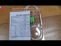 1x9 Çelik Tüp NAP Fiber Optical Splitter G657A1 FTTR PLC Splitter SC APC Bağlantısı