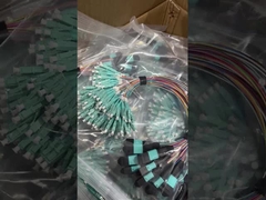 MPO / MTP - LC Fan Out Fiber Optic Kablo 0.9mm SM Simplex Fiber Kablo