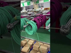 MPO 8 LC 3 MTP MPO Kablo Patch Kablosu QSFP SR4 Optik Alıcılarla