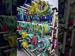 MPO APC Erkeğe FC APC Fan Out Kablosu Tek Mod 12 Yüksek yoğunluklu uygulama için lif