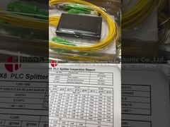 Kompakt Fiber Optic PLC Splitter 1x2 Kaset Modülü, Fused Welding FTB Coupler