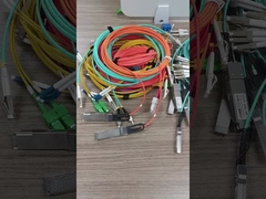 Sarı 3D testli 96 fiber MTP MPO kablosu, fiber optik kablo bileşikleri