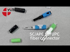 SC FC LC Sahada kurulabilir ST Fiber Optic Connector SC / APC Su geçirmez