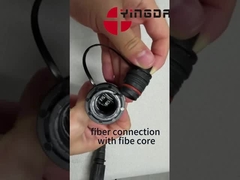 PDLC / DLC GYFJH 4 çekirdekli Fiber Optic Patch Cord LC Dış Kullanım