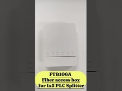 FTTH Ev ve Dış Duvar Tipi için 1X5 Ayırıcı ile Fiber Optik Sonlandırma Kutusu