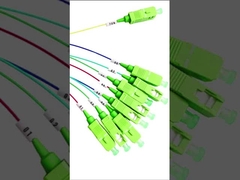 Optik sinyalleri verimli bir şekilde dağıtın Fiber Optic PLC Splitter 1*4 PON ağları için konektör yok