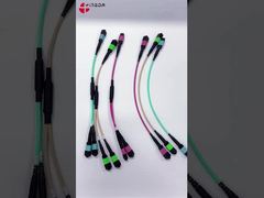 YINGDA Yüksek yoğunluklu MPO SM OM2 OM3 OM4 Yüksek performanslı ağ çözümü için Fiber Optic Patch Kablosu