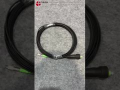 SC/APC Metal Korumalı Kauçuk Çizme ile Fiber Optik Yama Kablosu Bağlantıyı Korumak İçin