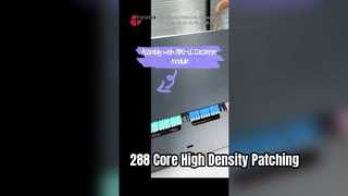 Yüksek Yoğunluklu 288 Çekirdek MPO MTP Fiber Patch Panel Çözümü