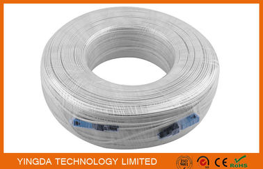 satın al FIC Hızlı Konektörlü Beyaz Fiber Optik Yama Kabloları SC Simplex SM 200M IL Çevrimiçi üretim