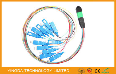 satın al SC Hydra 12 Strand Fiber Kablo Montajı MTP MPO FTTX için Patch Kablo Çevrimiçi üretim