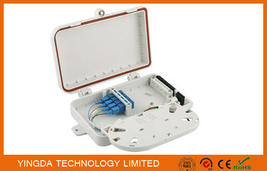 satın al Ftth / Fttx Mini Plastik Duvara Montaj 4 Portlu Damla Kablosu Fiber Optik Sonlandırma Kutusu Çevrimiçi üretim