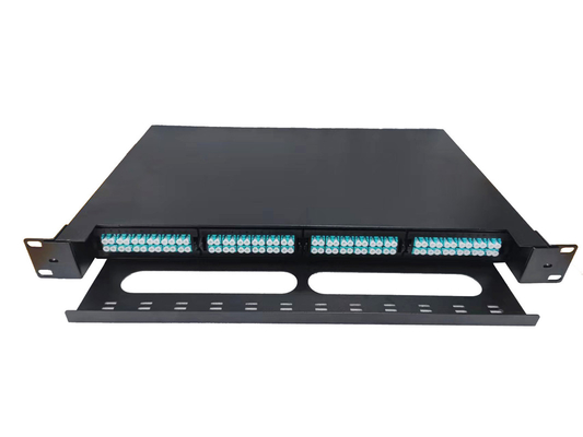 satın al Yüksek Yoğunluklu Ağ / Veri Merkezi için 96 Fiber MPO MTP Fiber Patch Panel Muhafazası Çevrimiçi üretim