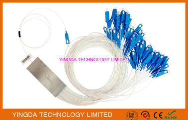 satın al SC/APC Bloksuz FTTH Fiber Bölücü 1x16 PLC Bölücü Tek Modlu 900um LSZH Çevrimiçi üretim