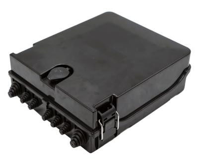 satın al 5 Portlu Fiber Optik Kablo Dağıtım Kutusu Siyah 24 çekirdekli SC Adaptör 1x16 1x8 Ayırıcı Çevrimiçi üretim