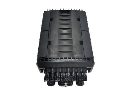satın al IP68 16Ports FTTH Saplama Kablosu Fiber Optik Ek Kapatma Siyah PP Dış Mekan Bölücü Eklem Kapatma Çevrimiçi üretim