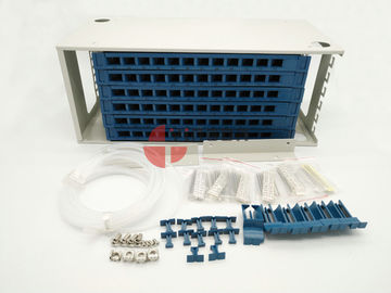 satın al 72 Port Fiber Optik ODF Optik fiber patch panel, Raf Montaj Fiber Dağıtım Birimi SC Çevrimiçi üretim