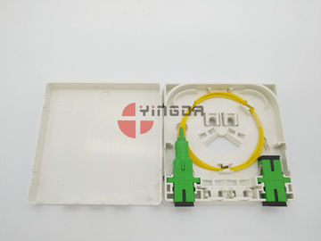 satın al SC / APC Pigtails ve Adaptörlü 2 Portlu Fiber Optik Sonlandırma Kutusu Anti-Yangın Anti-UV Çevrimiçi üretim