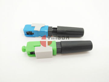 satın al Tekli mod 9 / 125um SC Yerinde Takılabilir Konektör Fiber Optik Hızlı Bağlantı Çevrimiçi üretim