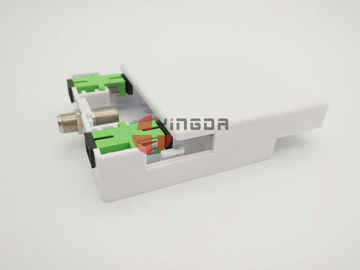 satın al SC Fiber Adaptörü için 2 Port Soket Paneli Fiber Optik Terminal Kutusu Beyaz ABS FTTH Çevrimiçi üretim