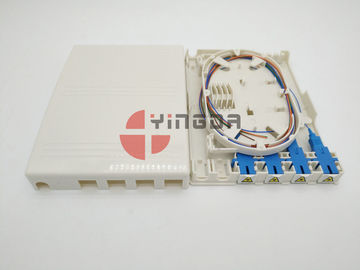 satın al Kesilmemiş 4 Fiberler Mini Optik Ekleme Kutusu, 1 * 4 Çelik Tüp Splitter için ABS Beyaz Fiber Terminal Kutusu Çevrimiçi üretim