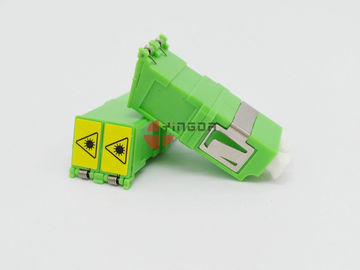 satın al Panjur, No Flanşlı Yeşil LC / APC Dubleks SM Fiber Optik Adaptör Çevrimiçi üretim