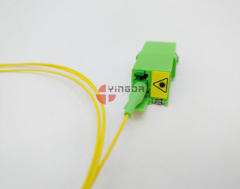 satın al Tek modlu Simplex Fiber Optik Adaptör LC / APC, Yeşil LC Fiber Optik Bağlantı Çevrimiçi üretim