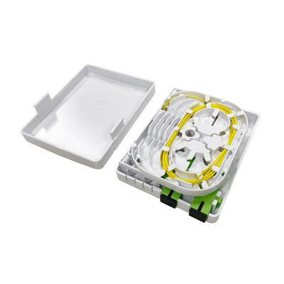 satın al FTTH PON Plastik Optik Rosette Kaja Terminal 2SC Duvar Montajı için Port Fiber Optic Termination Box Çevrimiçi üretim