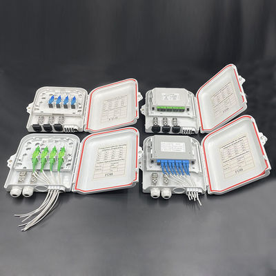 satın al Döner Tepsinin Tasarımı FDB0208C 8 SC Adaptörü ve Anti-UV ve Yağmur geçirmez özellikleri ile Fiber Optic Termination Box Çevrimiçi üretim