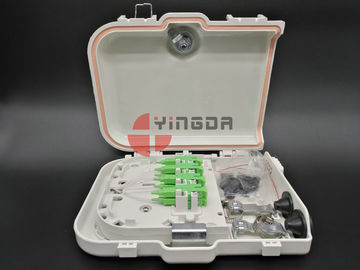 satın al 1 * 8 ABS Plastik FTTH Bırak Kablosu Fiber Optik Bölücü Dağıtım Sonlandırma Kutusu Çevrimiçi üretim