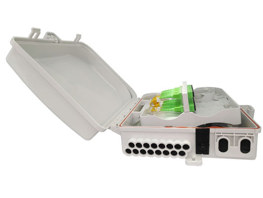 satın al FTTH Ağları için özelleştirilebilir Logo ve Lazer İşaretleme Fiber Optic Splitter Kutusu 24 Çekirdek Kapasitesi IP65 Çevrimiçi üretim