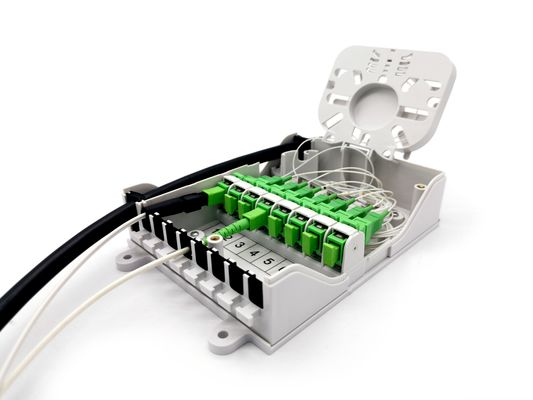 satın al 8 Port SC Fiber Optic Distribution Box FTTH GPON CATV'de tasarımdan geçiyor Çevrimiçi üretim