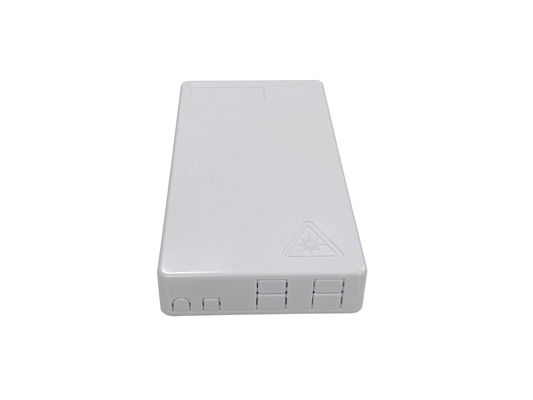 satın al FTTH Fiber Optic Termination Box ABS Beyaz 4Fiber Flat Drop Kablosu İçeride Çevrimiçi üretim