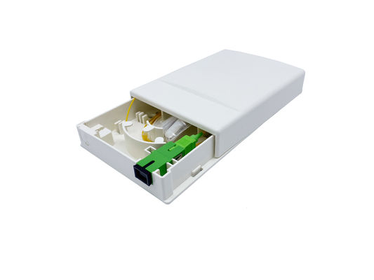 satın al 1 çekirdek optik soket sonlandırma kutusu ev duvarına ABS fiber SC adaptörü ile kurulum Çevrimiçi üretim