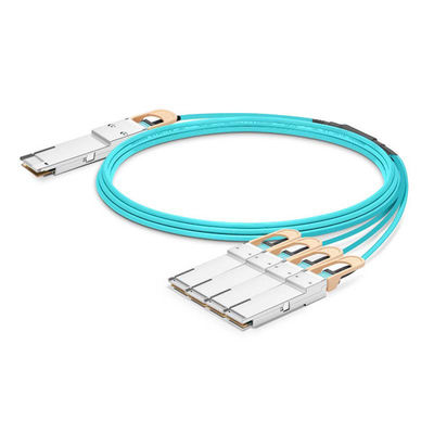 satın al Yüksek Hızlı 400G QSFP-DD'den 2x200G QSFP56 AOC Çıkış Kablosu Aktif Optik Kablo Çevrimiçi üretim