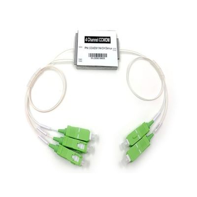 satın al 4CH 1270 1290 1310 1330nm CWDM Modülü 1×4 SC APC ile, 0.9mm Beyaz Gevşek Tüp, 0.5M Çevrimiçi üretim