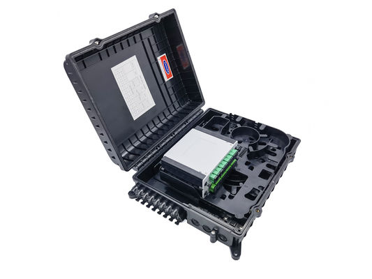 satın al 2x3mm Flat Drop Kablo Çıkışları için LGX Modülü ile 3in 16out Açık Optik Splitter Kutusu PC ABS Malzemesi Çevrimiçi üretim