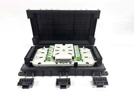 satın al Fiber 1:16 PLC splitter Box Outdoor Fiber Optic Distribution Enclosure Mini FTTH Termination Box cajas nap box IP65 Çevrimiçi üretim